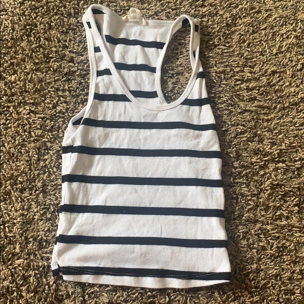 Striped crop top